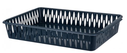 Корзинка для хранения Keeplex Light A4 35,5х25х6см космический серый